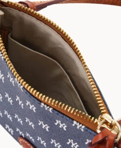 MLB Yankees Small North South Top Zip Crossbody Yankees 11 MLB Yankees Small North South Top Zip Crossbody Yankees -Dooney & Bourke BL370G MJNVPATNYANK ALT2