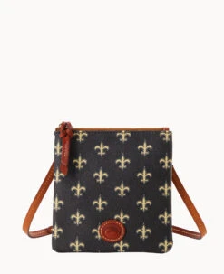 NFL Saints Small North South Top Zip Crossbody Saints -Dooney & Bourke BL370G NJBLPATNSNTS 2