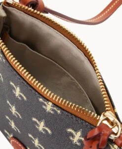 NFL Saints Small North South Top Zip Crossbody Saints -Dooney & Bourke BL370G NJBLPATNSNTS ALT2 1