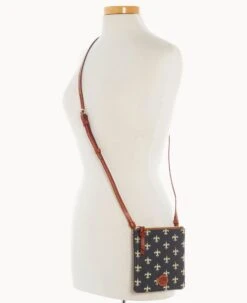 NFL Saints Small North South Top Zip Crossbody Saints -Dooney & Bourke BL370G NJBLPATNSNTS ALT4 1