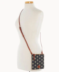 NFL Saints Small North South Top Zip Crossbody Saints -Dooney & Bourke BL370G NJBLPATNSNTS ALT4