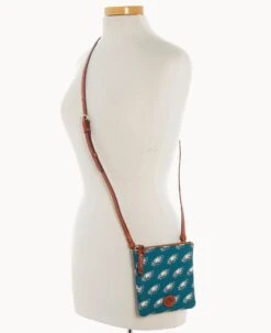 NFL Eagles Small North South Top Zip Crossbody Eagles -Dooney & Bourke BL370G NJGRPATNEAGL ALT4 1
