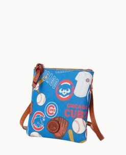 MLB Cubs Small N S Top Zip Crossbody Cubs -Dooney & Bourke BL370G QUBUPATNCUBS ALT1 1
