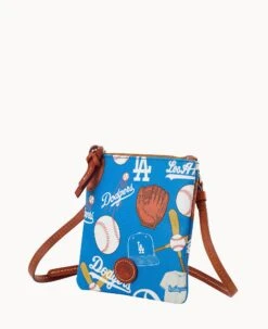 MLB Dodgers Small N S Top Zip Crossbody Dodgers -Dooney & Bourke BL370G QUBUPATNDODG ALT1 1