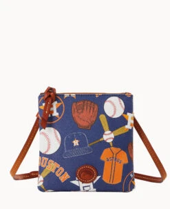 MLB Astros Small N S Top Zip Crossbody Astros -Dooney & Bourke BL370G QUNVPATNASTO 2