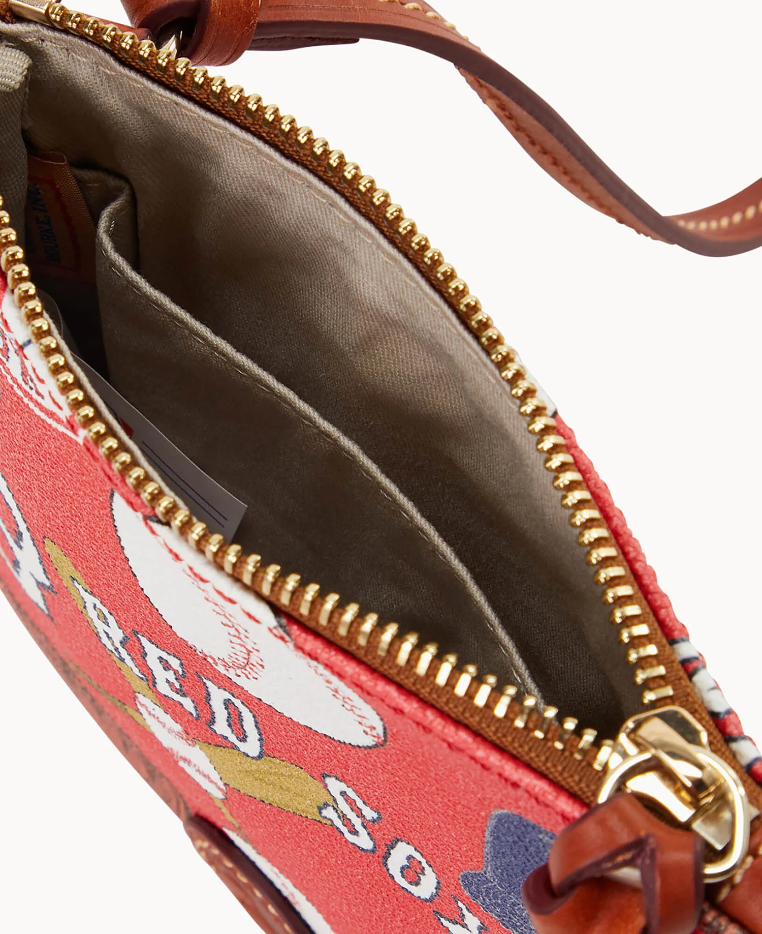 MLB Red Sox Small N S Top Zip Crossbody Red Sox 3 MLB Red Sox Small N S Top Zip Crossbody Red Sox - Image 3