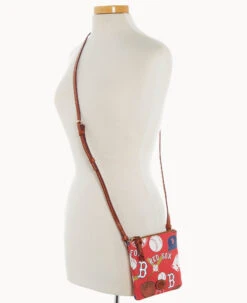 MLB Red Sox Small N S Top Zip Crossbody Red Sox 12 MLB Red Sox Small N S Top Zip Crossbody Red Sox -Dooney & Bourke BL370G QURDPATNRDSX ALT4