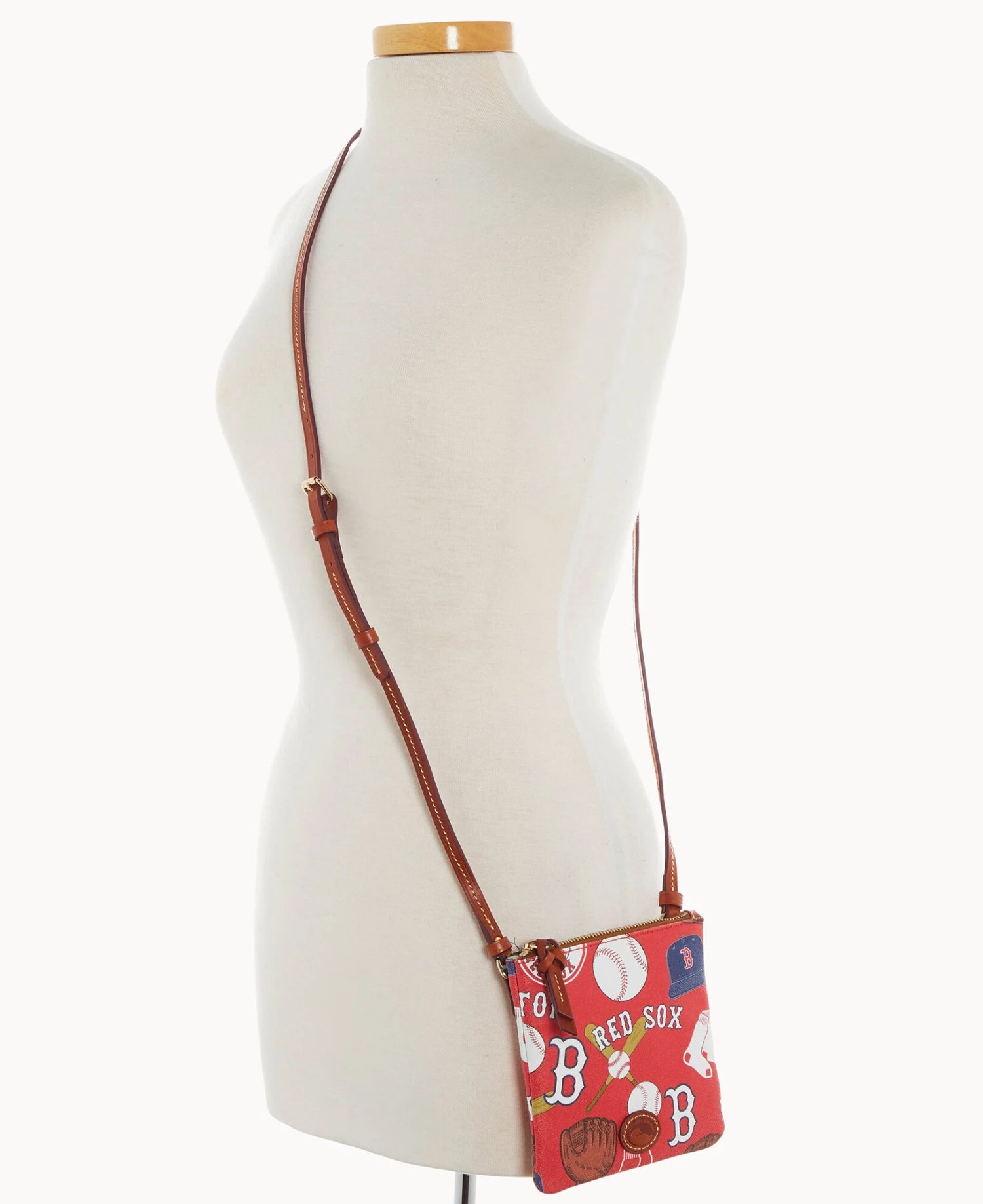 MLB Red Sox Small N S Top Zip Crossbody Red Sox 4 MLB Red Sox Small N S Top Zip Crossbody Red Sox - Image 4