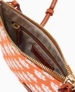 Collegiate Clemson University North South Top Zip Crossbody Clemson -Dooney & Bourke BL371G AAORPATNCLM0 ALT2