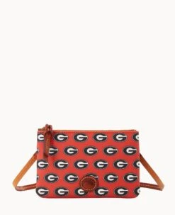 Collegiate University Of Georgia Top Zip Crossbody University Of Georgi 13 Collegiate University Of Georgia Top Zip Crossbody University Of Georgi -Dooney & Bourke BL372G AARDPATNGEA0 1