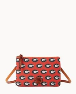 Collegiate University Of Georgia Top Zip Crossbody University Of Georgi 17 Collegiate University Of Georgia Top Zip Crossbody University Of Georgi -Dooney & Bourke BL372G AARDPATNGEA0 2