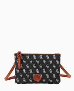 MLB Rockies Top Zip Crossbody Rockies -Dooney & Bourke BL372G MJBLPATNROKI 1