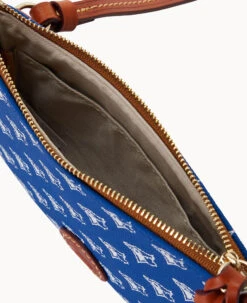 MLB Blue Jays Top Zip Crossbody Blue Jays 11 MLB Blue Jays Top Zip Crossbody Blue Jays -Dooney & Bourke BL372G MJBUPATNBJAY ALT2