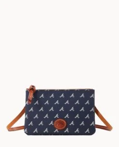 MLB Braves Top Zip Crossbody Braves 13 MLB Braves Top Zip Crossbody Braves -Dooney & Bourke BL372G MJNVPATNBRVE 1
