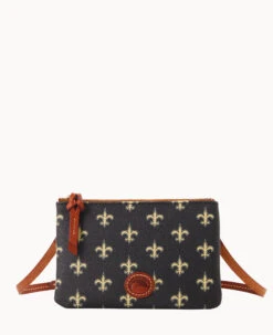 NFL Saints Top Zip Crossbody Saints -Dooney & Bourke BL372G NJBLPATNSNTS 2