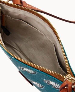 NFL Eagles Top Zip Crossbody Eagles -Dooney & Bourke BL372G NJGRPATNEAGL ALT2