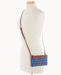 Collegiate University Of Florida Large Slim Crossbody University Of Florid -Dooney & Bourke BL373G AABUPATNFLA0 ALT4 1