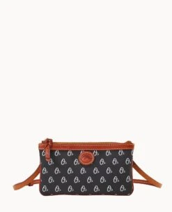 MLB Orioles Large Slim Crossbody Orioles -Dooney & Bourke BL373G MJBLPATNORLS 1