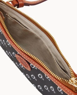 MLB Orioles Large Slim Crossbody Orioles -Dooney & Bourke BL373G MJBLPATNORLS ALT2