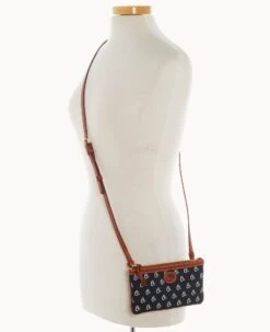 MLB Orioles Large Slim Crossbody Orioles -Dooney & Bourke BL373G MJBLPATNORLS ALT4 1