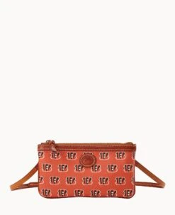 NFL Bengals Large Slim Crossbody Bengals -Dooney & Bourke BL373G NJORPATNBENG 1