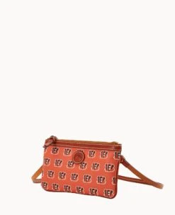 NFL Bengals Large Slim Crossbody Bengals -Dooney & Bourke BL373G NJORPATNBENG ALT1 1