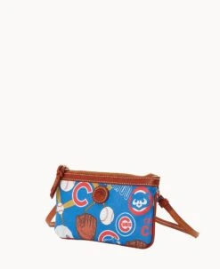 MLB Cubs Large Slim Crossbody Cubs -Dooney & Bourke BL373G QUBUPATNCUBS ALT1 1