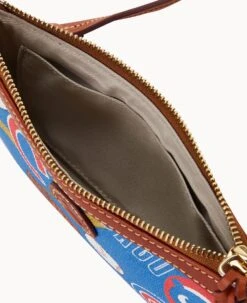 MLB Cubs Large Slim Crossbody Cubs -Dooney & Bourke BL373G QUBUPATNCUBS ALT2 1