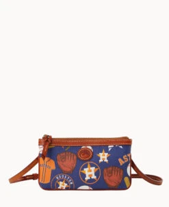 MLB Astros Large Slim Crossbody Astros -Dooney & Bourke BL373G QUNVPATNASTO 2