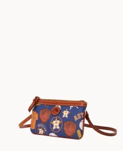 MLB Astros Large Slim Crossbody Astros -Dooney & Bourke BL373G QUNVPATNASTO ALT1 1
