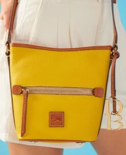 Pebble Grain Small Zip Sac Jeans -Dooney & Bourke BPEBC1969 ILD lifestyle 1