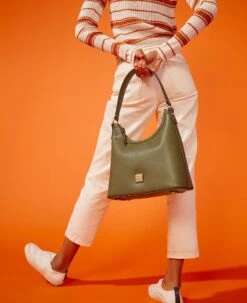 Saffiano Hobo Black -Dooney & Bourke BSAFF1613 ILD lifestyle 1