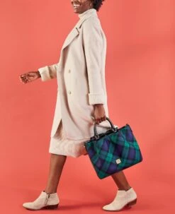 Tartan Large Barlow Black 20 Tartan Large Barlow Black -Dooney & Bourke BTART1039 ILD lifestyle 1