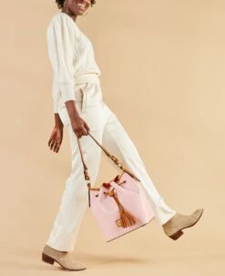 Wexford Leather Tasha Drawstring Black -Dooney & Bourke BWXFD1596 ILD lifestyle 1