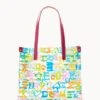 Doodle Medium Shopper Fuchsia