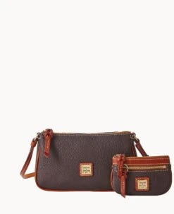 Pebble Grain Lexi Crossbody Chr(38) Small Coin Case Brown Tmoro 16 Pebble Grain Lexi Crossbody Chr(38) Small Coin Case Brown Tmoro -Dooney & Bourke M1400G AWBMPATNLING 1