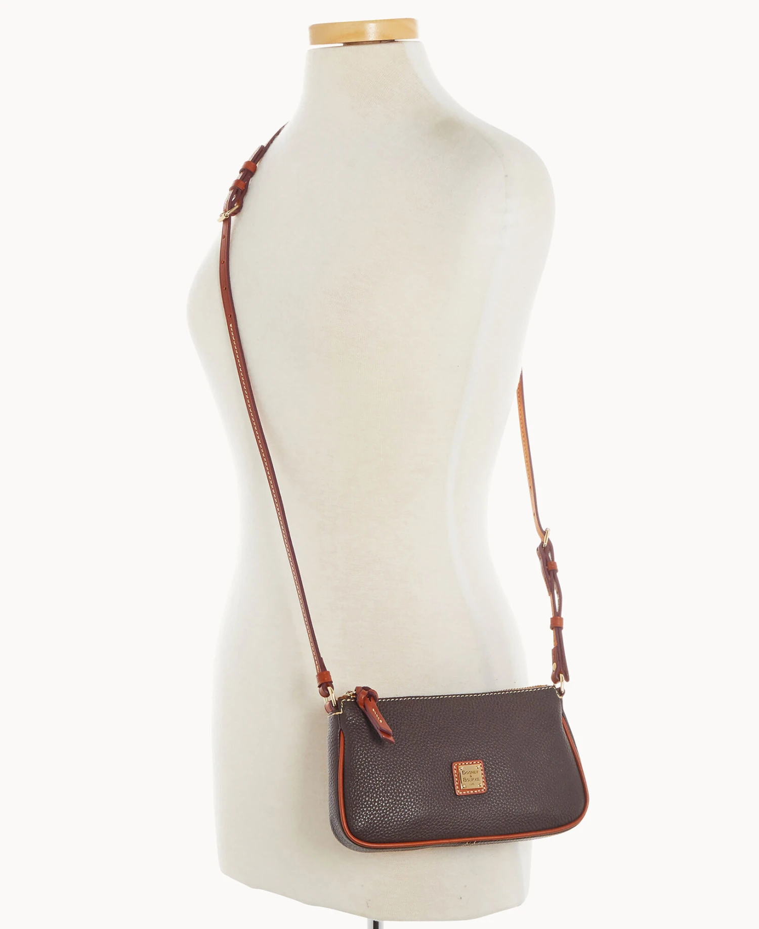 Pebble Grain Lexi Crossbody Chr(38) Small Coin Case Brown Tmoro 4 Pebble Grain Lexi Crossbody Chr(38) Small Coin Case Brown Tmoro - Image 4