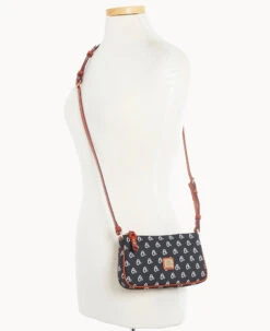 MLB Orioles Lexi Crossbody Sm Coin Case ORIOLES -Dooney & Bourke M1400G MJBLPATNORLS ALT4