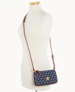 MLB Braves Lexi Crossbody Sm Coin Case BRAVES -Dooney & Bourke M1400G MJNVPATNBRVE ALT4 1
