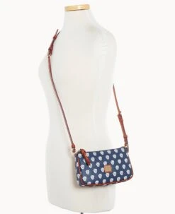 MLB Brewers Lexi Crossbody Sm Coin Case BREWERS -Dooney & Bourke M1400G MJNVPATNBRWS ALT4 1