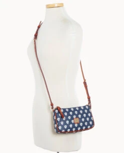 MLB Brewers Lexi Crossbody Sm Coin Case BREWERS -Dooney & Bourke M1400G MJNVPATNBRWS ALT4