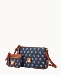 MLB Twins Lexi Crossbody Sm Coin Case TWINS 14 MLB Twins Lexi Crossbody Sm Coin Case TWINS -Dooney & Bourke M1400G MJNVPATNTWNS ALT1 1