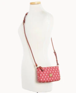 MLB Phillies Lexi Crossbody Sm Coin Case PHILLIES -Dooney & Bourke M1400G MJRDPATNPHLI ALT4