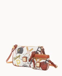 MLB Pirates Lexi Crossbody Sm Coin Case PIRATES 14 MLB Pirates Lexi Crossbody Sm Coin Case PIRATES -Dooney & Bourke M1400G QUMWPATNPRAT ALT1 1
