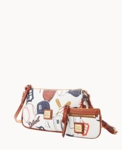 MLB Tigers Lexi Crossbody Sm Coin Case TIGERS 14 MLB Tigers Lexi Crossbody Sm Coin Case TIGERS -Dooney & Bourke M1400G QUMWPATNTGRS ALT1 1
