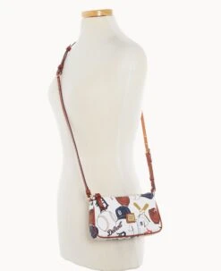 MLB Tigers Lexi Crossbody Sm Coin Case TIGERS 16 MLB Tigers Lexi Crossbody Sm Coin Case TIGERS -Dooney & Bourke M1400G QUMWPATNTGRS ALT4 1