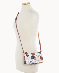 MLB Tigers Lexi Crossbody Sm Coin Case TIGERS 12 MLB Tigers Lexi Crossbody Sm Coin Case TIGERS -Dooney & Bourke M1400G QUMWPATNTGRS ALT4