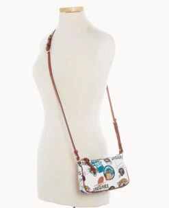 NFL Jaguars Lexi Crossbody Sm Coin Case JAGUARS -Dooney & Bourke M1400G QWMWPATNJAGU ALT4 1