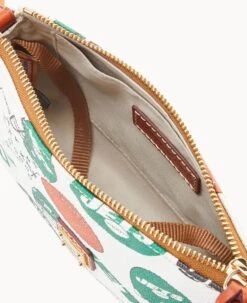 NFL Jets Lexi Crossbody Sm Coin Case JETS -Dooney & Bourke M1400G QWMWPATNJETS ALT2 1