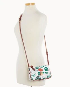 NFL Jets Lexi Crossbody Sm Coin Case JETS -Dooney & Bourke M1400G QWMWPATNJETS ALT4 1